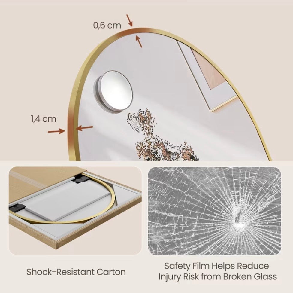 The Maison Gold Arched Mirror