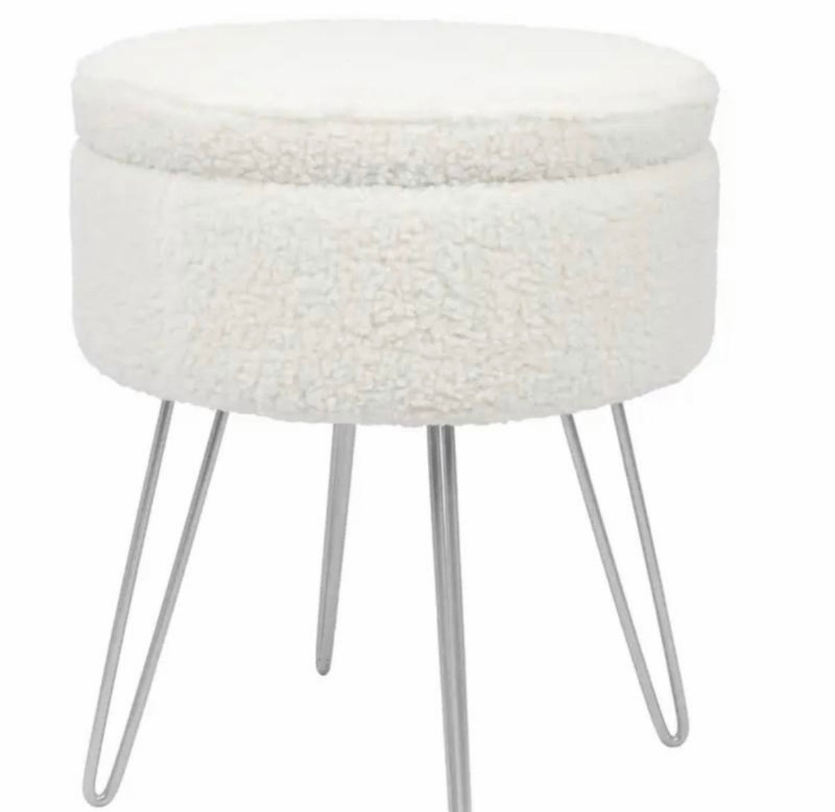 Best seller : Boucle Storage Stool Dressing Room Design