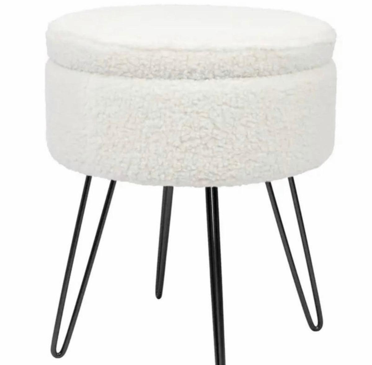 Best seller : Boucle Storage Stool Dressing Room Design