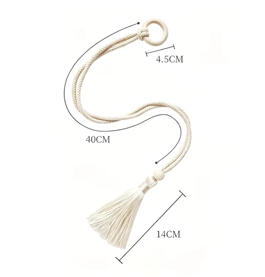The Maison Wood Tiebacks 4 pack