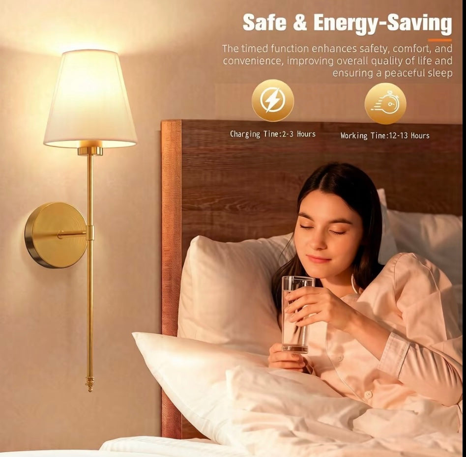 2 x Minamilist energy saving led wall sconces