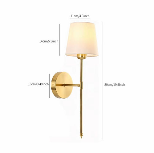 2 x Minamilist energy saving led wall sconces