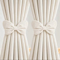 The Versailles Velvet Bow Curtain Tie Backs